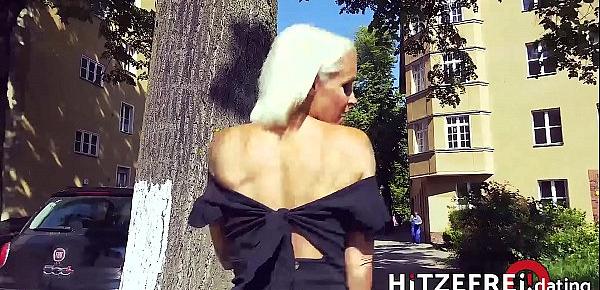  HITZEFREI.dating Blonde German MILF (47) hooked up on street (SOPHIE LOGAN)